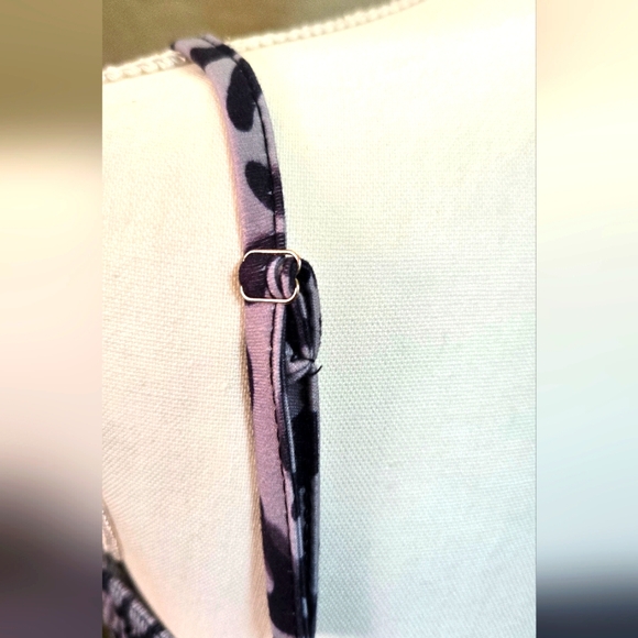 Gray/Blk Leopard Print Maxi Dress. Size M/L - Picture 3 of 3